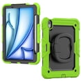 thumbnail image 2 of Dteck Kids Full Body Protection Case for iPad Air 13 inch 2025/2024,Heavy Duty Silicone Case 360 Degree Rotating Handle Stand Cover with Screen Protector for iPad Air 13-in. M3/M2,Green, 2 of 7