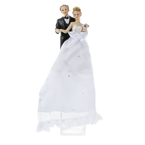CIMAXIC Wedding 1Pc Creative Wedding Party Cake Resin Toppers Adornment Cake Decoration,5.51"X2.56"X2.17"