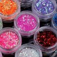 thumbnail image 2 of UDIYO 12 Colors UV Gel Acrylic DIY Glitter Decoration Nail Art Sequins Powder Set, 2 of 5