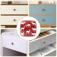 thumbnail image 5 of 4 Pieces Set Drawer Pulls Handle Square Wardrobe Cabinet Knobs with Stainless Steel Screws Furniture Kitchen Decor, 5 of 5