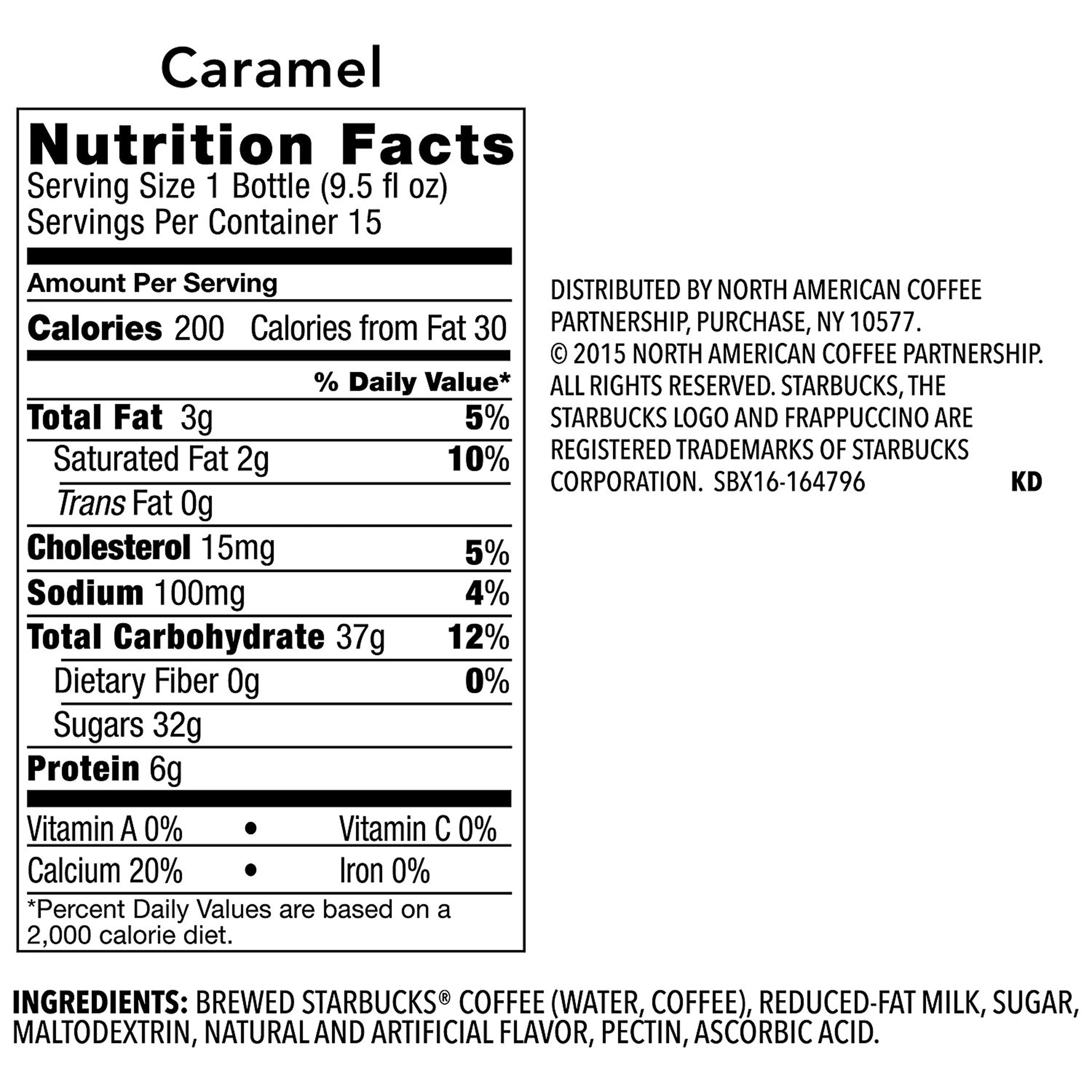 Starbucks Nutrition Facts Frappuccino Nutrition Ftempo
