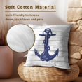 thumbnail image 4 of Juego de fundas de almohada Imiss Nautical Blue Anchor 50 x 50 cm (2), 4 of 7