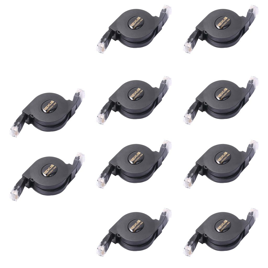 Cable Retráctil de Red Gigabit Hugo Cat Six Ethernet 2m Para ...