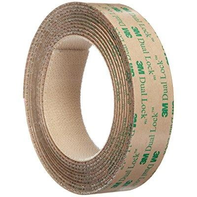 3M Double Verrouillage Profil Bas Fermoir Refermable TB4570, Transparent, 1 Po x 10 Pi 2 Pack