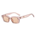 thumbnail image 1 of Lunettes de Soleil Carrées pour Femmes Mode Anti-UV Lunettes de Protection Style Rue Cadre en Plastique, 1 of 6