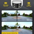 thumbnail image 4 of ANNKE 6MP 4PCS Full Color PoE Security Camera Dual Lens Two-Way Audio Outdoor AI, IP Surveillance Camera Support with Color Night Vision, Person/Vehicle Detection, 180° Filed of View, 4 of 13