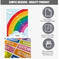 thumbnail image 6 of Traceease 10 Educational Posters for Classroom Decor & Kindergarten Homeschool Supplies Baby, Laminated Preschool Learning Chart Materials - ABC Alphabet, Numbers, Shapes,Feelings,Weathers, 6 of 8