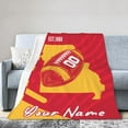 thumbnail image 3 of Custom Kansas City Blanket Gifts for Men Women Personalized Fans Add Name and Number Throw Blankets, 30" X 40",40" X 50", 50" X 60", 60" X 80", 3 of 6