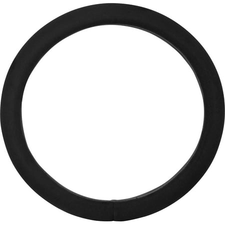 Auto Drive Stress Relief Automotive Steering Wheel Cover, Black Universal Fit for Car