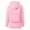 Pink-b, variant on Hoodies Kids Pink Zipper Back with Bag Hoodies Long Sleeve Casual Basic Pullover Sweatshirt Hoodie Fall Winter Clothes Girls Clothes Size 8-9 Years