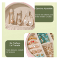 thumbnail image 5 of Joyero De Viaje Pequeño Caja De Almacenamiento Portátil Lab.G Rosa claro Beige, 5 of 5