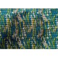 thumbnail image 4 of oneOone Cotton Silk Teal Blue Fabric Crocodile Animal Skin Quilting Supplies Print Sewing Fabric By The Yard 42 Inch Wide, 4 of 4