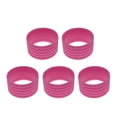 thumbnail image 1 of Wosthever 5 Packs Tennis Racquet Grip Ring Badminton Sweat Grip Band Absorbing Pink Bádminton, 1 of 1