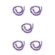 thumbnail image 2 of Flores de Seda Inteprter Hortensia Artificial Color Morado, 2 of 6