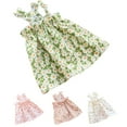 thumbnail image 4 of Visland Puppy Clothes Outing Sun Protection Fashion Pet Floral Suspender Skirt for Female Dogs, 4 of 8