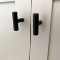 thumbnail image 5 of Alpine Hardware Solid Euro Style Bar Handle Pull | 10Pack ~1 3/4" Length | Heavy Stainless Steel T-Knob Pull with a Matte Black Finish | Cabinet Hardware, 5 of 6