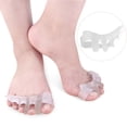 thumbnail image 1 of Separador de dedos de gel Separadores de dedos Ensanchadores de dedos para hombres y mujeres Fácil de usar en zapatos Previene el rechinamiento de los pies y la división de los dedos, 1 of 5