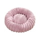 thumbnail image 3 of Cama relajante para perros con base antideslizante, redonda y de felpa, para gatos, perros pequeños y gatitos. Violeta 60cm, 3 of 9