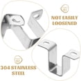thumbnail image 3 of LEORX 6Set Pipe Mounting Bracket U Tube Clamp Heavy Duty Connection 304 Stainless Steel 2.63X1.65X0.79in, 3 of 8