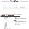 thumbnail image 2 of up to 60% off Gifts Usmixi Womens Elastic Waist Pants Summer Lightweight Cotton Linen Loose Wide Leg Trousers Casual Solid Straight Long Pants with Pocket Black Free Size, 2 of 2