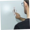 thumbnail image 4 of TEHAUX Smooth Base Door Knocker Zinc Alloy for Home Security 1Set, 4 of 6