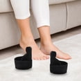 thumbnail image 3 of 1 par de correctores de hallux valgus y separadores de dedos para mujeres y hombres (negro), 3 of 7