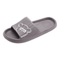 thumbnail image 3 of XINPING Bathroom Slippers for Women Men, Soft Thick Non Quick Drying Breathable Slides, Portable EVA Footwear for Travel, Bathroom, Pool, Daily Casual Wear, 3 of 4