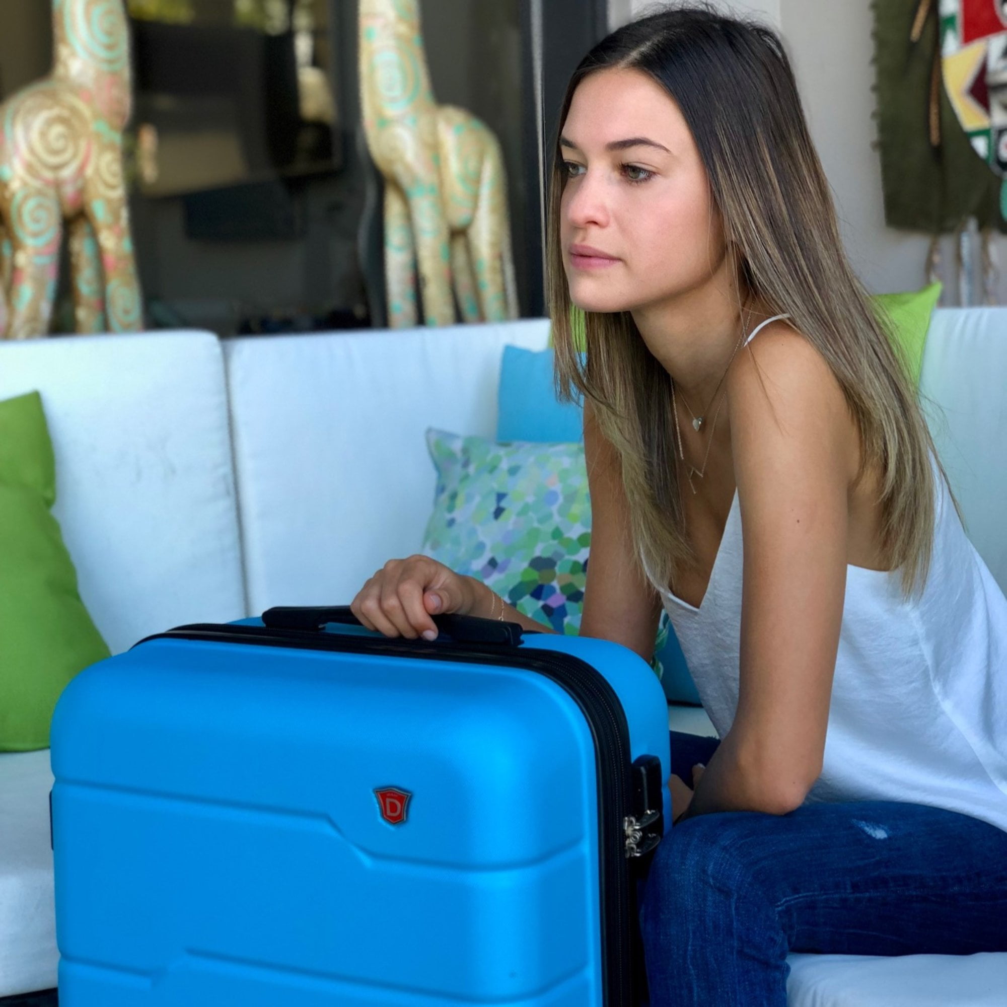 DUKAP Rodez 20" Lightweight Hardside Spinner Carry on Luggage
