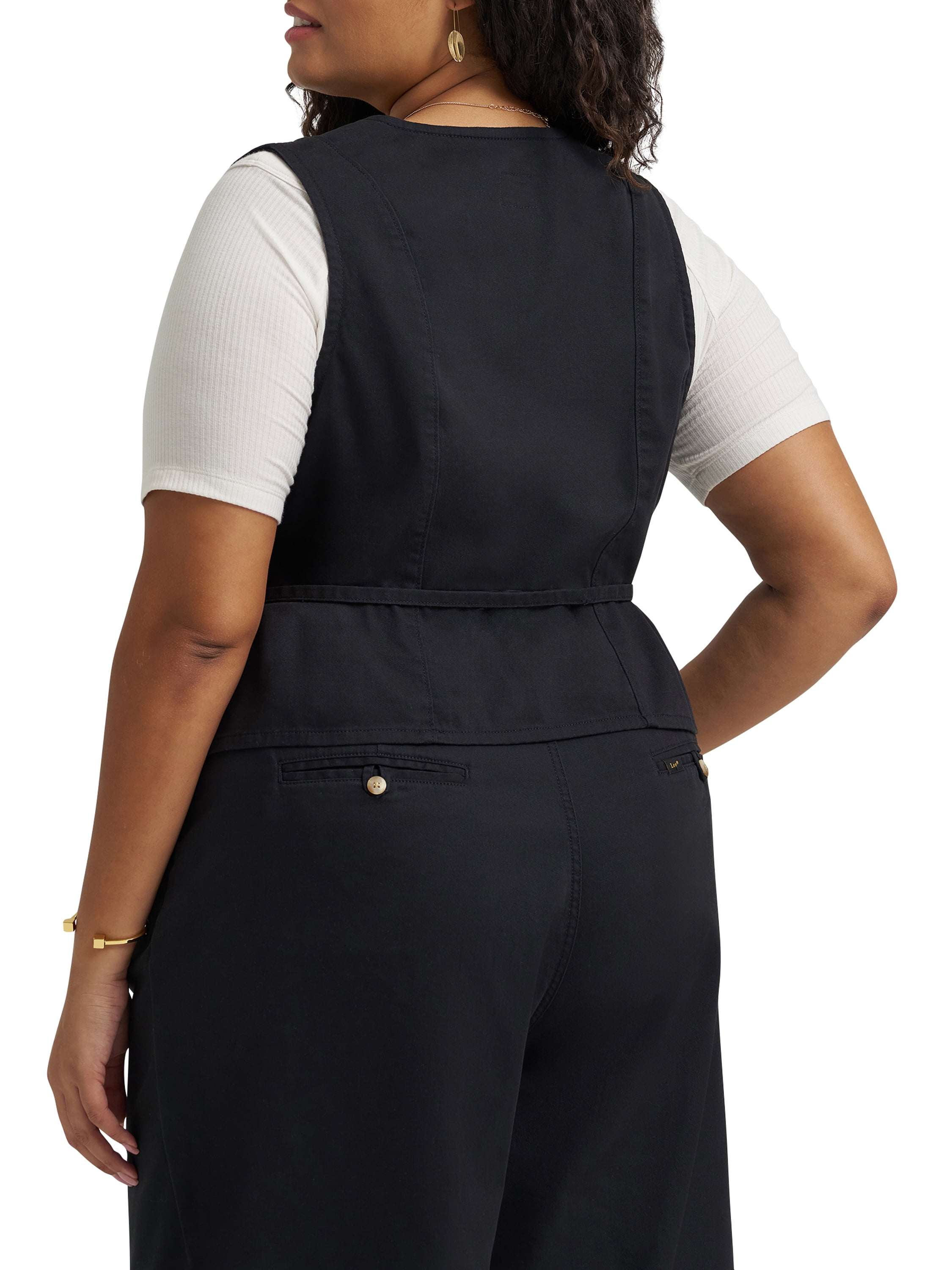 Lee® Women's Plus Heritage Sleeveless Tie Vest, Sizes 0X-4X