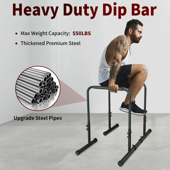 Power Tower Pull Up Dip Station with Adjustable Height and Detachable Bench Capacity Home Gym Equipment for Calisthenics Workout Chin Ups Leg Raises Push Ups Strength Training Multi Function Foldable