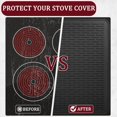 thumbnail image 4 of Silicone Electric Stove Cover Mat, 28 * 20 Inches Glass Top Stove Cover Heat Resistant Glass Cooktop Cover, Silicone Stove Top Cover for Protect Kitchen Counter Surface, 4 of 7
