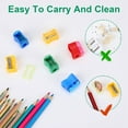 thumbnail image 4 of AOWOO 72Pack Pencil Sharpeners in Bulk, Colorful Pocket Sized Mini Handheld Pencil Sharpener for Students, Perfect for Party Favors, Goodie Bags, Classroom Prizes and School Supplies, 4 of 7