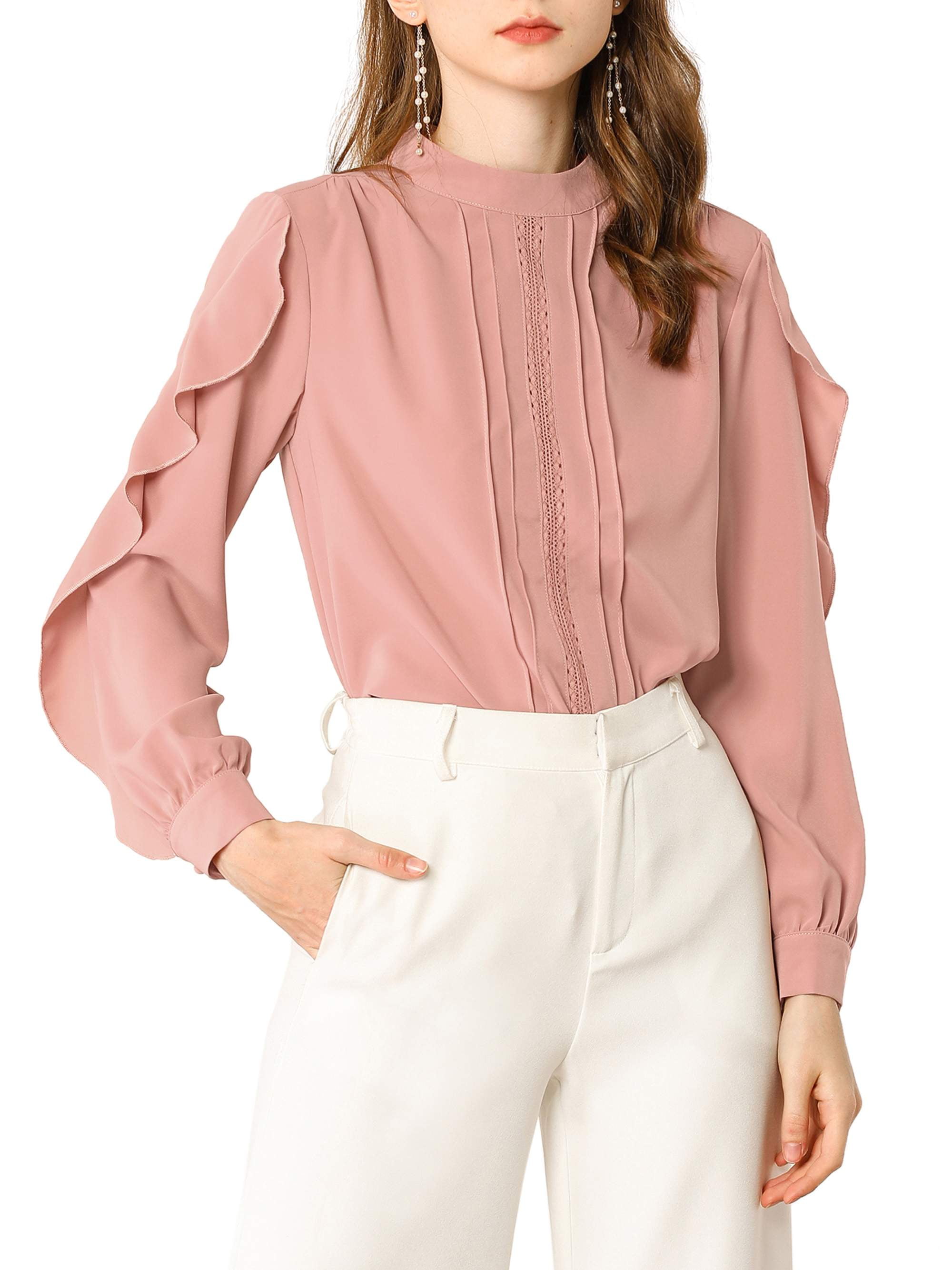 womens ruffle blouse