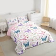 thumbnail image 3 of Castle Fairy 2-Piece Twin Size Comforter Set - Butterflies Reversible Print, 3 of 8