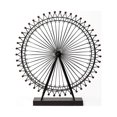 thumbnail image 2 of Black Metal London Eye Sculpture, 2 of 6