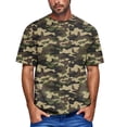 thumbnail image 2 of Men'S Camouflage T-Shirt Sports Fitness Short Sleeve Military Camo Crewneck Vintage Shirt,Army Green L, 2 of 6