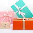 thumbnail image 7 of Gift Boxes Bulk, 13.85 x 8.35 x 4.45 inch 1 Pack Orange Gift Boxes with Lids Contains Card, Ribbon, Shredded Paper Filler Gift Boxes for Birthdays, Baby Shower, Bridal Gifts,Weddings, 7 of 7