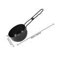 thumbnail image 2 of Homoyoyo Pot de Cuisson de Camp Pot à Ragoût Noir Conservation de Chaleur Lot de 1, 2 of 8