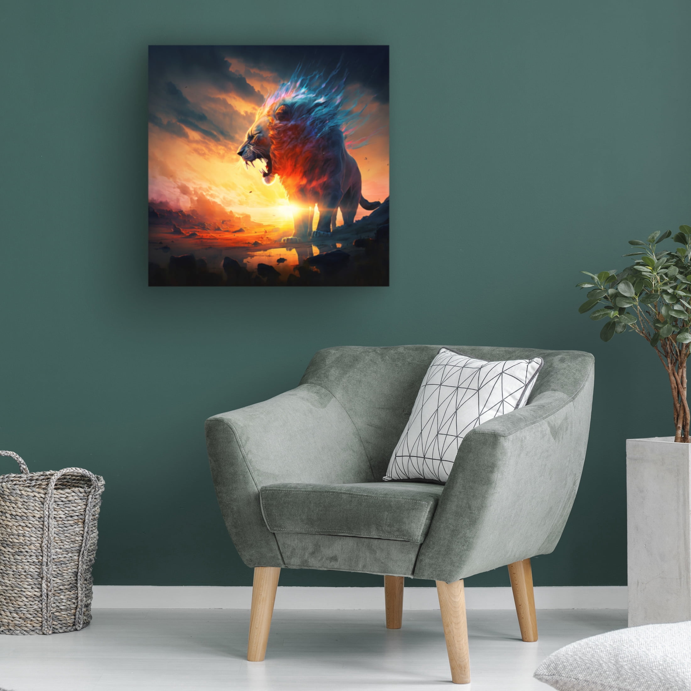 Canvas Wall Art - Ray Heere 'Desert Of Dreams 3' Wall Art for Living Room, Bedroom, or Office Décor by Trademark Fine Art - 14 x 14 Inches