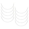 thumbnail image 1 of 6 pares de varillas de repuesto para sujetadores plateados - Varillas de acero inoxidable - Resistentes Copa D, 1 of 9