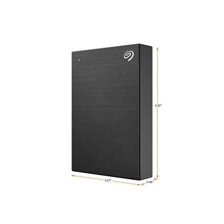 Seagate - One Touch with Password 2TB External USB 3.0 Portable Hard Drive with Rescue Data Recovery Services - Black