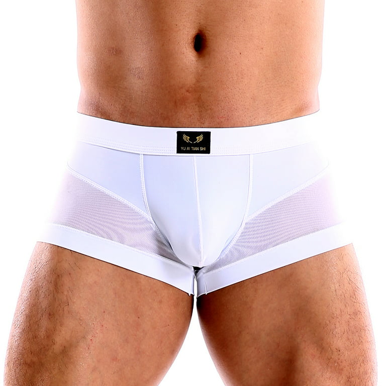 MIZOK Men's Jockstraps Underwear Sexy Fashion Mesh Breathable Jock