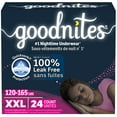 thumbnail image 1 of Goodnites Girls' Nighttime Bedwetting Underwear, Size XXL (120-165 lbs), 24 Ct, 1 of 7