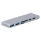 thumbnail image 2 of Estación de acoplamiento USB3.1 con adaptador de concentrador de lector de tarjetas 4K de alta definición 7 en 1 tipo C, 2 of 10