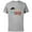 Athletic Heather, variant on Star Wars The Bad Batch Clone Force 99 Elite Team Silhouette - Short Sleeve Cotton T-Shirt for Adults - Customized-Natural