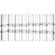 thumbnail image 1 of EeaseMX 1 juego de florero de vidrio hidropónico transparente de 15 x 2,5 cm para arreglos florales, decoración del hogar (14 ganchos en forma de S, 8 floreros de tubo, 1 cepillo de tubo), 1 of 7