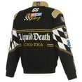 thumbnail image 3 of Men's JH Design Black NASCAR Liquid Death Full-Snap Twill Uniform Jacket, 3 of 7
