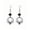C, variant on Gaecuw B Style Halloween Spider Earrings Black Metal with Red Rhinestone Drops for Party Gothic Jewelry Supplies