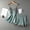Green, variant on LIZUOJUN Pajamas For Women Set Camisole Tops 2 Piece Sleepwear Summer Shorts Built In Bra Lace Trim Solid Color Lightweight Breathable Soft Loungewear Women - 2XL