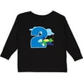 thumbnail image 3 of Inktastic 2nd Birthday Airplane Boys 2 Year Old Boys Long Sleeve Toddler T-Shirt, 3 of 5